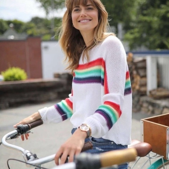 Wooden Ships Sweaters - ⭐️Wooden Ships Cotton Knit Rainbow Sweater⭐️